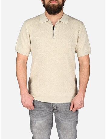 Polo con cuello con cremallera - Frilivin
