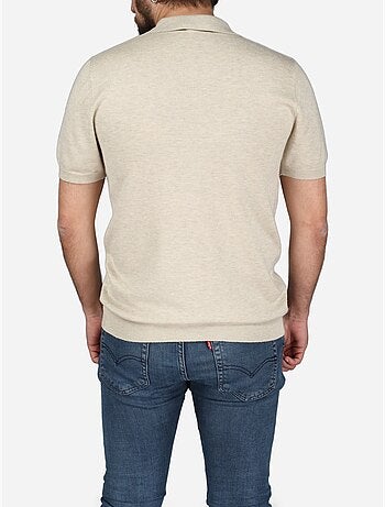 Polo con cuello con cremallera - Frilivin