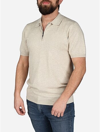 Polo con cuello con cremallera - Frilivin