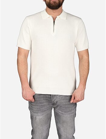Polo con cuello con cremallera - Frilivin