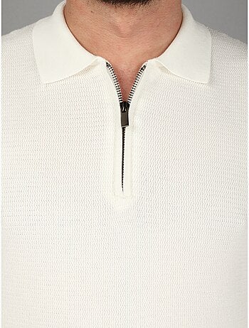 Polo con cuello con cremallera - Frilivin