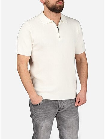 Polo con cuello con cremallera - Frilivin