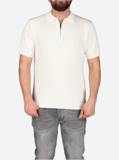 Polo con cuello con cremallera - Frilivin - Kiabi Polo con cuello con cremallera - Frilivin - Kiabi