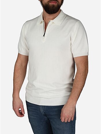 Polo con cuello con cremallera - Frilivin