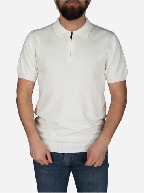 Polo con cuello con cremallera - Frilivin - Kiabi Polo con cuello con cremallera - Frilivin - Kiabi