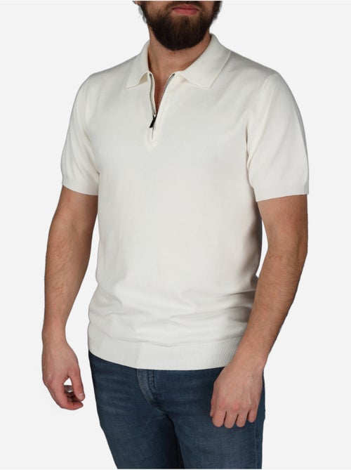 Polo con cuello con cremallera - Frilivin - Kiabi Polo con cuello con cremallera - Frilivin - Kiabi