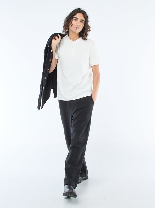 Polo con cuello de cremallera - Kiabi