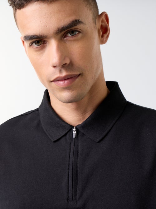 Polo con cuello de cremallera - Kiabi