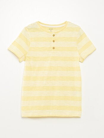 Polo con cuello panadero