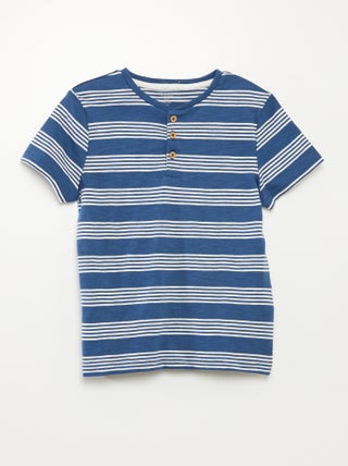 Polo con cuello panadero