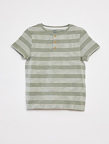 Polo con cuello panadero