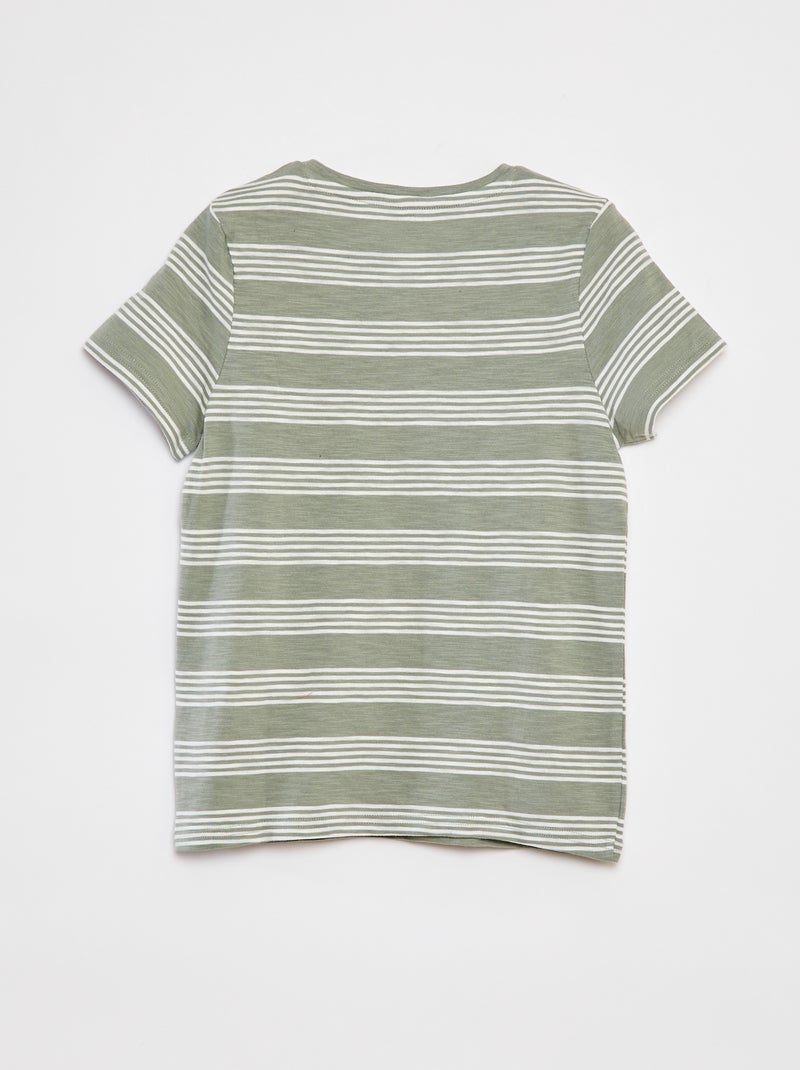 Polo con cuello panadero KAKI - Kiabi