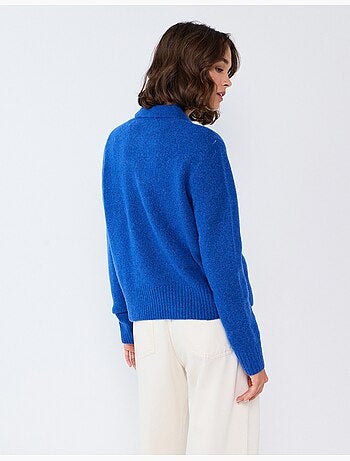 Polo con mezcla de lana y alpaca, mo fashion