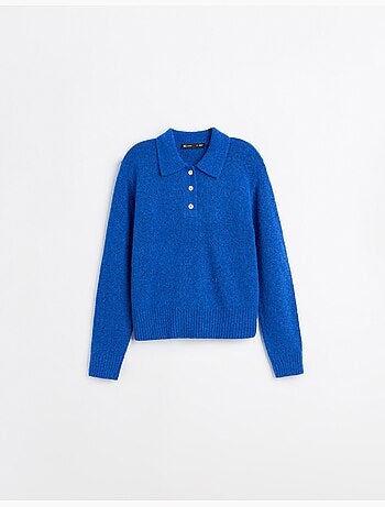 Polo con mezcla de lana y alpaca, mo fashion