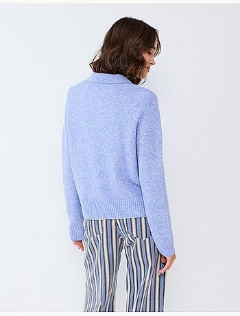 Polo con mezcla de lana y alpaca, mo fashion