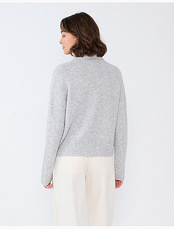 Polo con mezcla de lana y alpaca, mo fashion