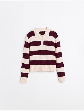 Polo con mezcla de lana y alpaca, mo fashion