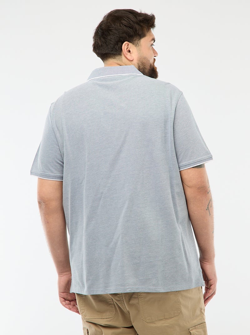 Polo corte regular Azul - Kiabi