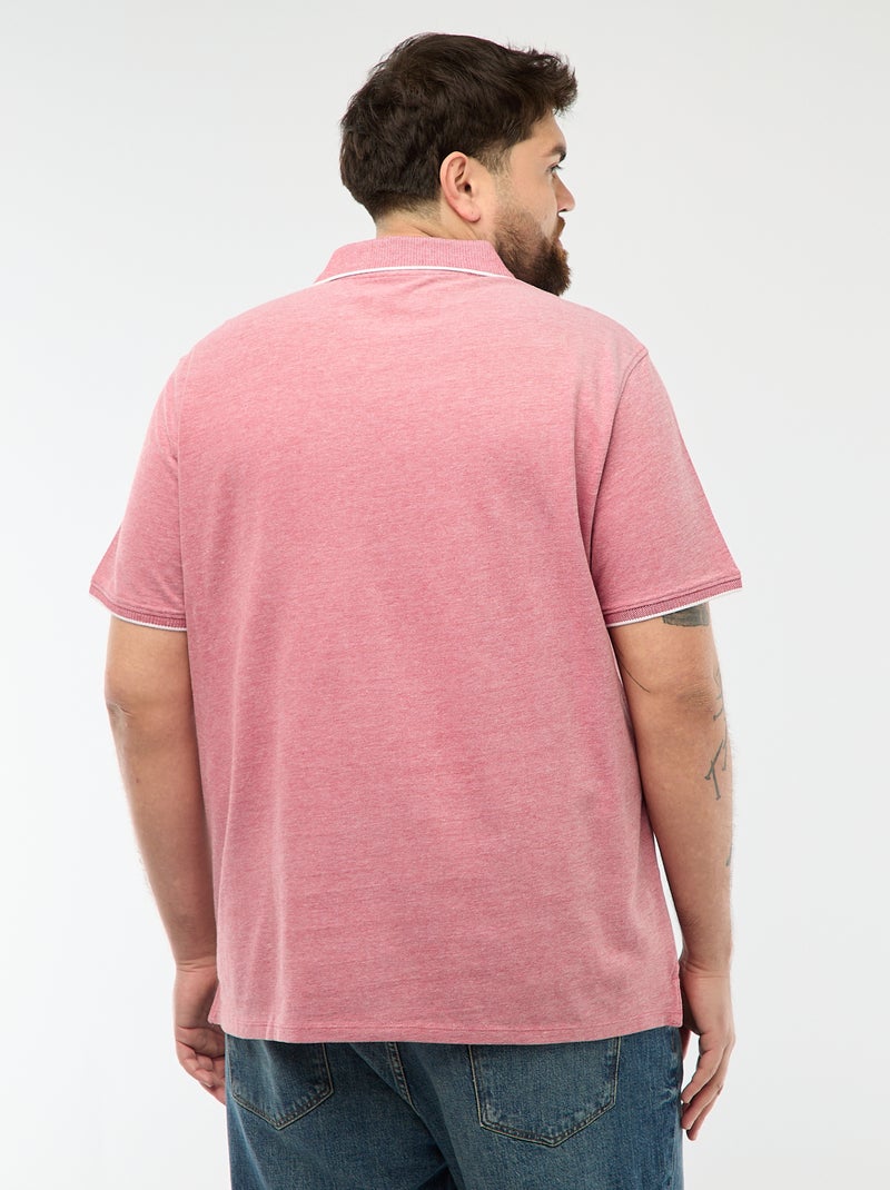 Polo corte regular Rojo - Kiabi