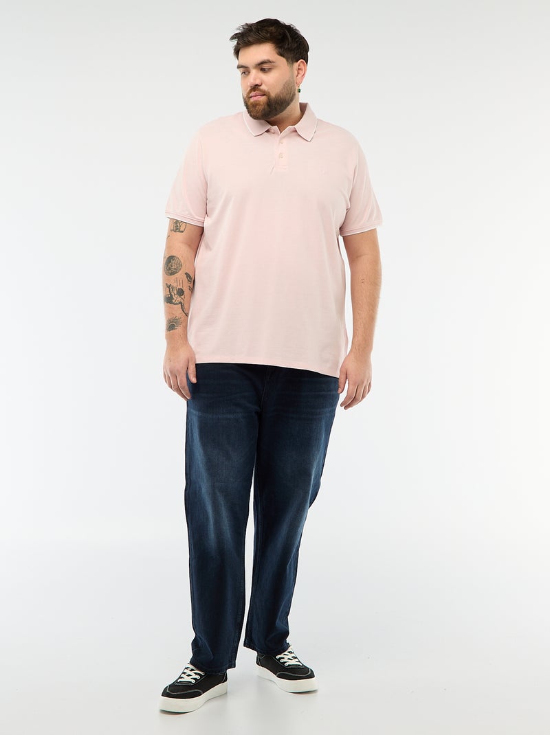 Polo corte regular Rosa - Kiabi