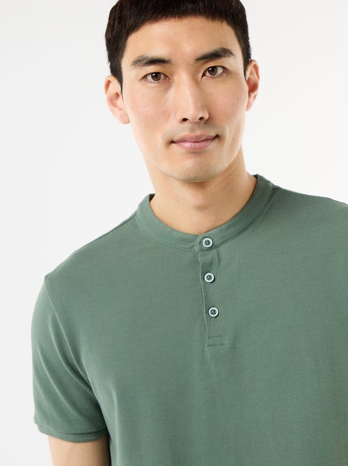 Polo cuello mao - Kiabi