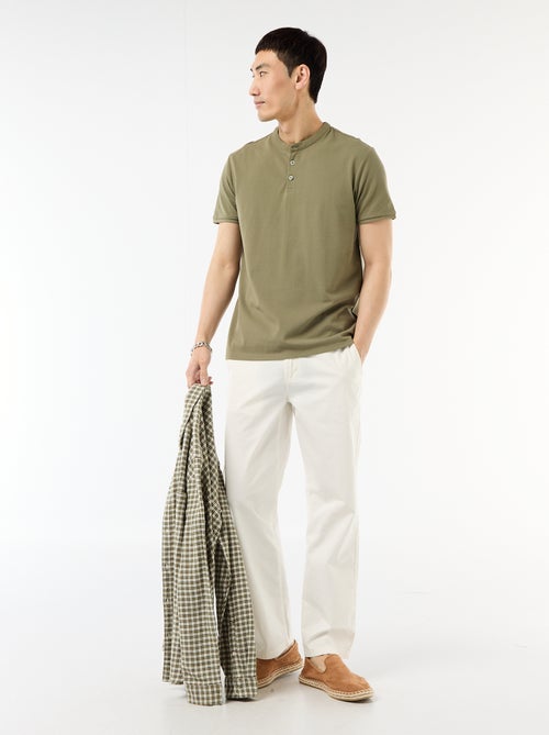 Polo cuello mao - Kiabi