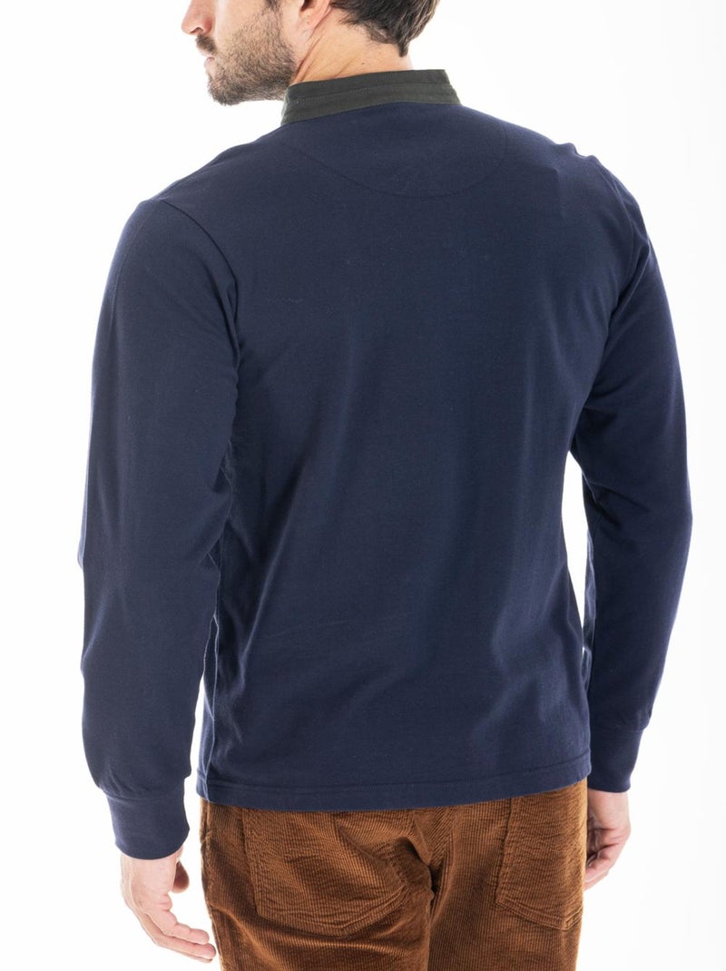 Polo cuello tunecino WISE 'Rica Lewis' Azul - Kiabi