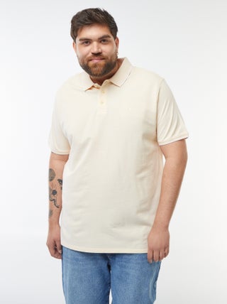 Polo de algodón a contraste