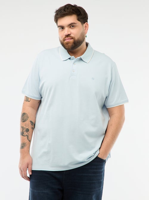 Polo de algodón a contraste - Kiabi Polo de algodón a contraste - Kiabi