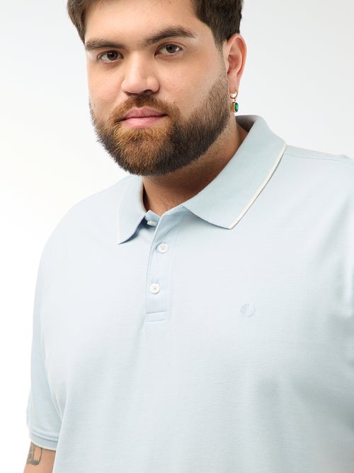 Polo de algodón a contraste - Kiabi Polo de algodón a contraste - Kiabi