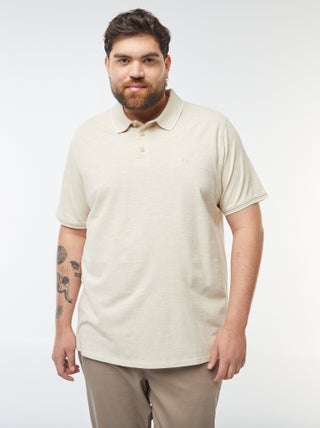 Polo de algodón a contraste
