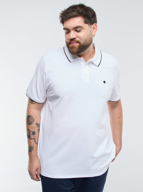 Polo de algodón a contraste - Kiabi Polo de algodón a contraste - Kiabi