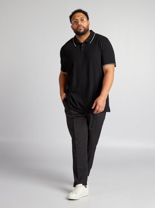 Polo de algodón a contraste - Kiabi