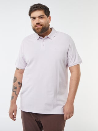Polo de algodón a contraste