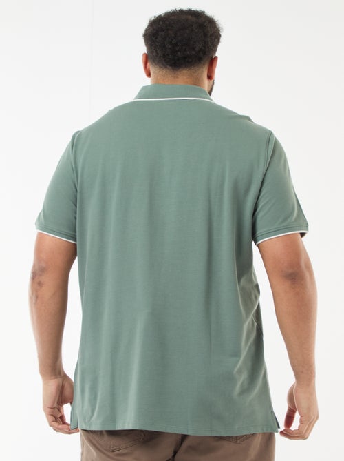 Polo de algodón a contraste - Kiabi Polo de algodón a contraste - Kiabi