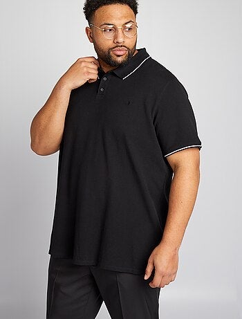 Polo de algodón a contraste