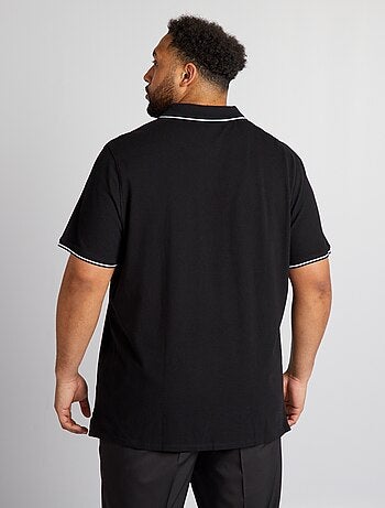 Polo de algodón a contraste