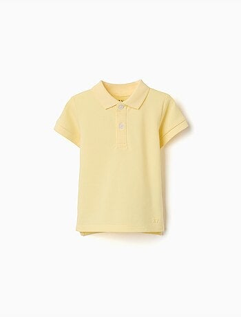 Polo de algodón de manga corta