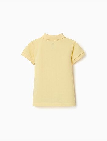 Polo de algodón de manga corta