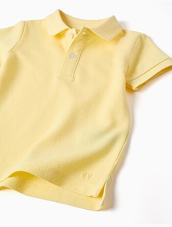 Polo de algodón de manga corta