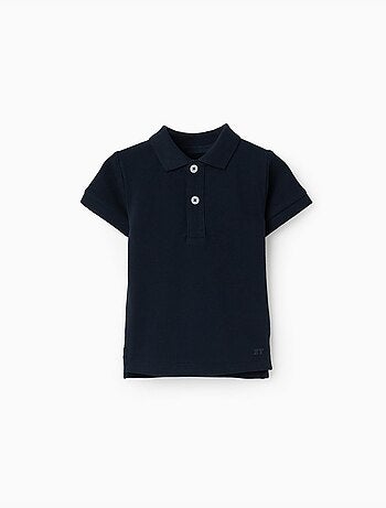 Polo de algodón de manga corta