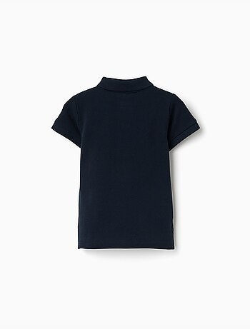 Polo de algodón de manga corta