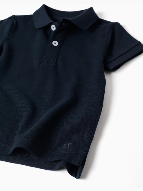 Polo de algodón de manga corta - Kiabi