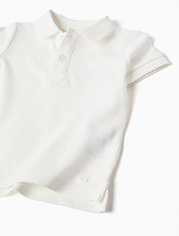 Polo de algodón de manga corta