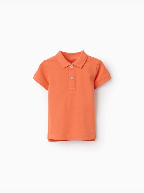 Polo de algodón de manga corta - Kiabi