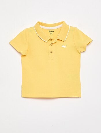 Polo de algodón piqué
