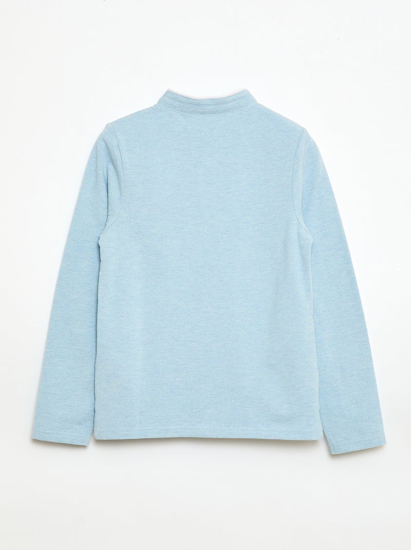 Polo de algodón piqué Azul - Kiabi