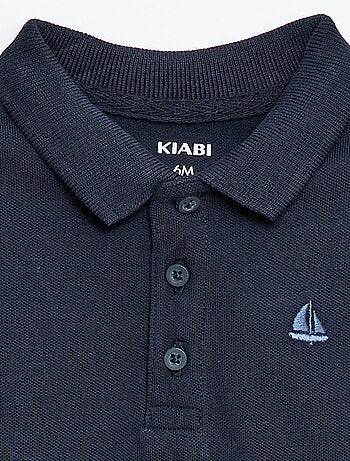 Polo de algodón piqué de manga corta