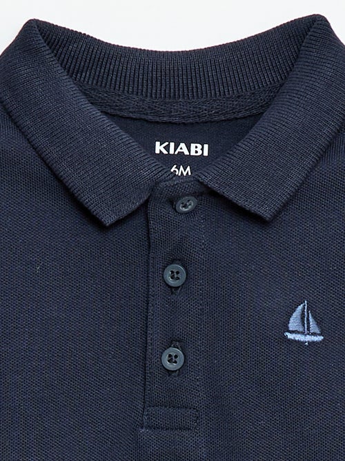 Polo de algodón piqué de manga corta - Kiabi