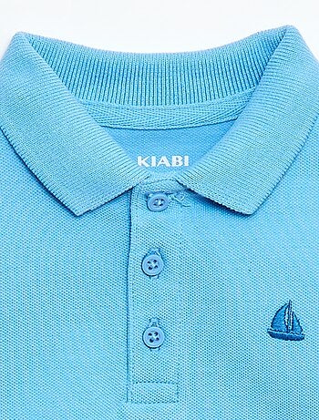 Polo de algodón piqué de manga corta